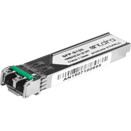 Antaira 1.25Gbps Ethernet SFP Transceiver, Single Mode 120KM / LC / 1550nm, -40 Degrees C85 Degrees C SFP-S120-T